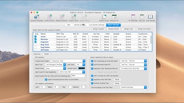EdiCue v3 - Demo Video3 - Setting up EdiCue and Exports
