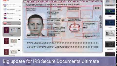 Big update for Regula IRS Secure Documents Ultimate