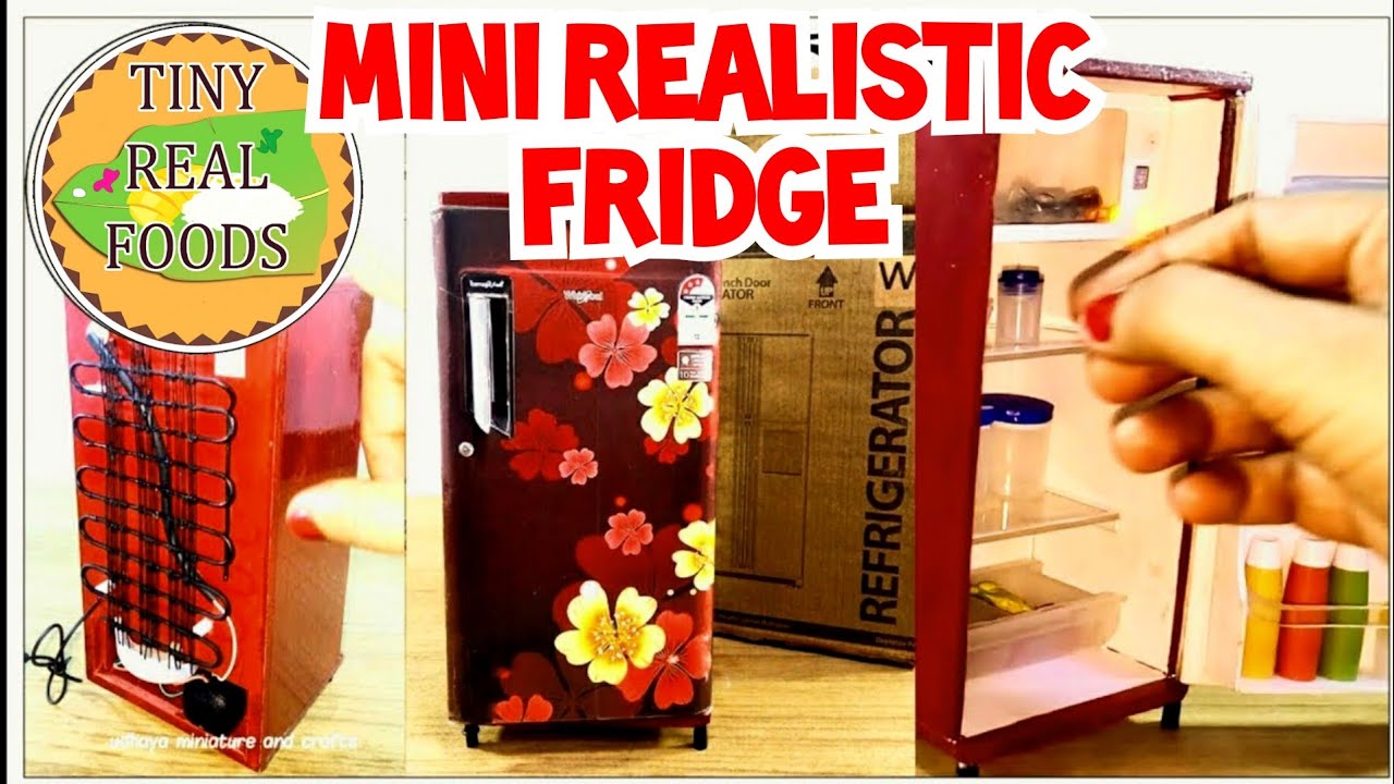 Mini FridgeMini Refrigerator Home madeFridge UnboxingMiniature