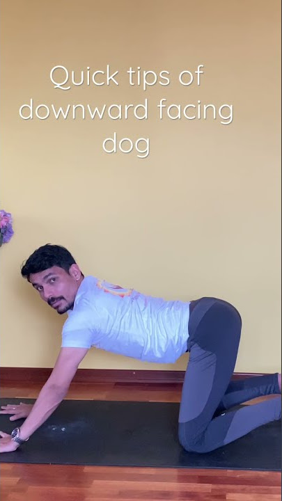 Quick tips of downward facing dog pose | adho mukha swanasana | downward dog alignment | correction