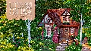 Little Red Cottage Tiny Home The Sims 4 Stop Motion Build Nocc