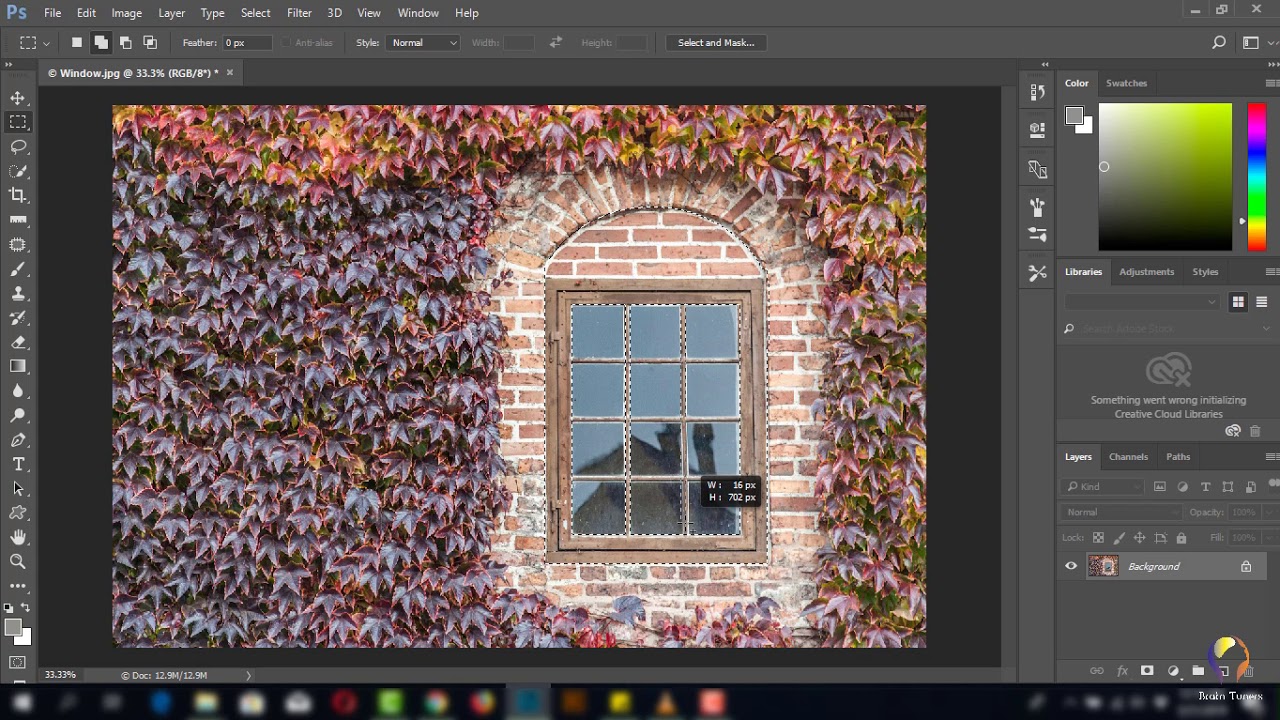 Complex Photoshop Photoshop-31-Combination of selections to select complex shapes - YouTube
