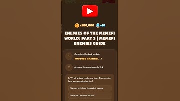 📱Enemies of the MemeFi World: Part 3 | MemeFi Enemies Guide || CHECK COMMENT BOX | #memficode #memfi