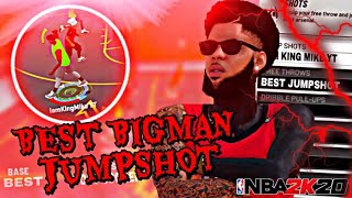 In this video i will show you the best jumpshot for centers and big
men nba 2k20.