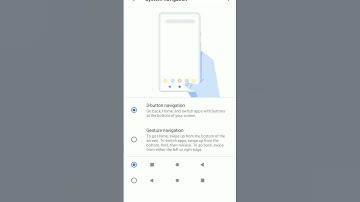 3 Button navigation to gesture navigation sitting#short