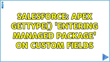 Salesforce: APEX getType() 