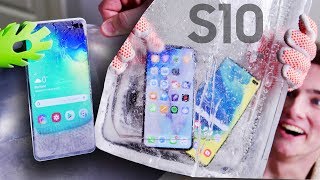 Samsung Galaxy S10 WATER/FREEZE Test! (Boil & Burn)