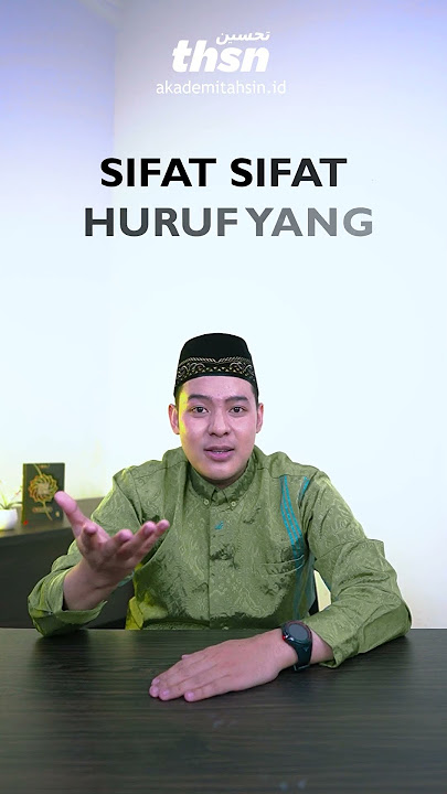 SIFAT HURUF TIDAK BERLAWANAN #shorts