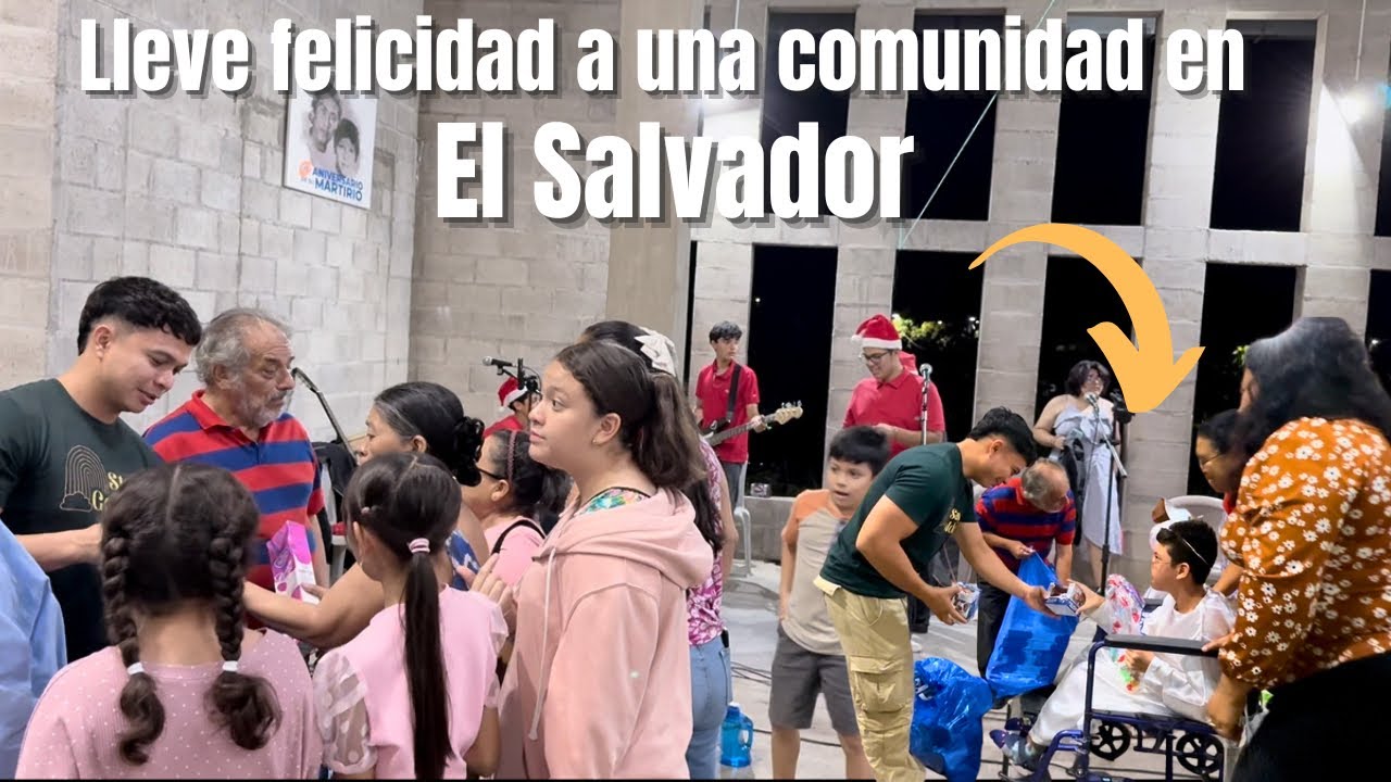 Entregue JUGUETES EN UNA COMUNIDAD DE EL SALVADOR para NAVIDAD🇸🇻 |pastorelas 🎄🪅sv