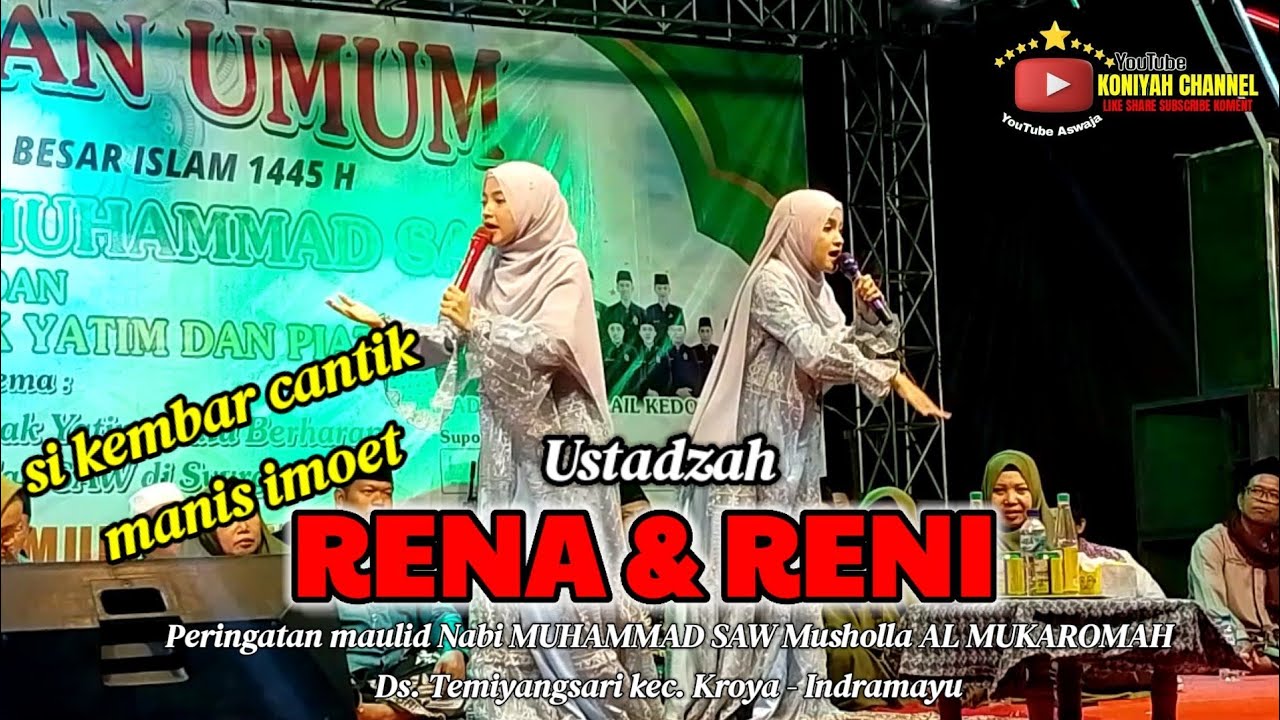 Ustadzah RENA & RENI || Menyapa  warga Temiyangsari Kroya - Indramayu