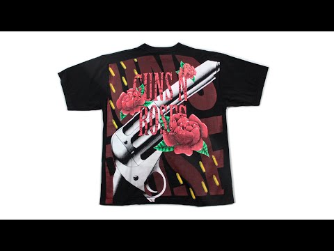 Guns N Roses 90S All Over Print Vintage T Shirt