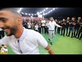 اجمل استقبال للعريس باسم ابو قويدر مع الفنان مصطفى عزام