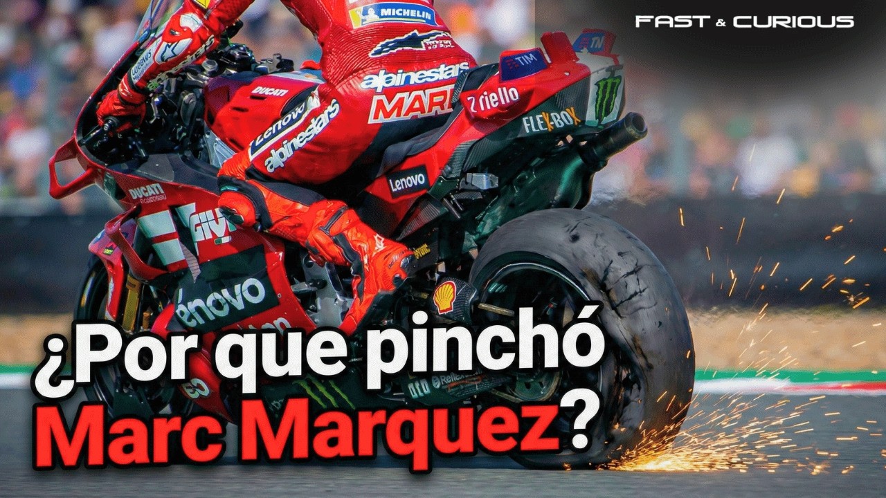 La Razón por la que Marc Márquez pinchó su neumático en carrera