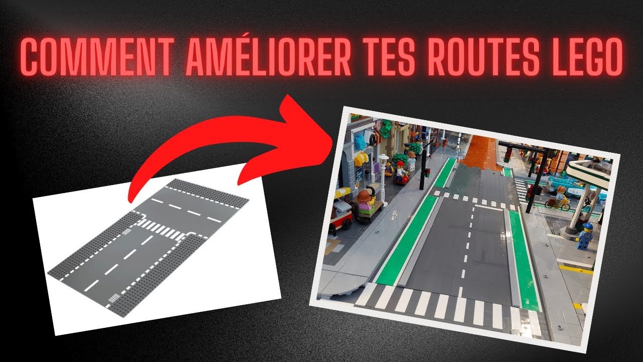 Comment créer des routes en brique Lego 