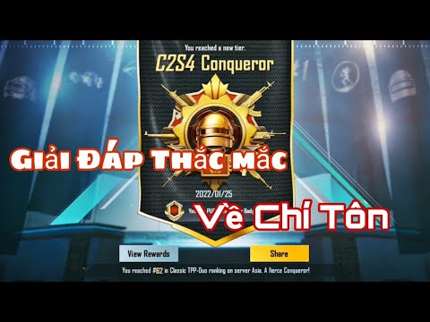 Pubg Mobile | Bao Nhiêu Điểm Lên Chí Tôn | 1 Vài Thứ Cần Biết Về Chí Tôn