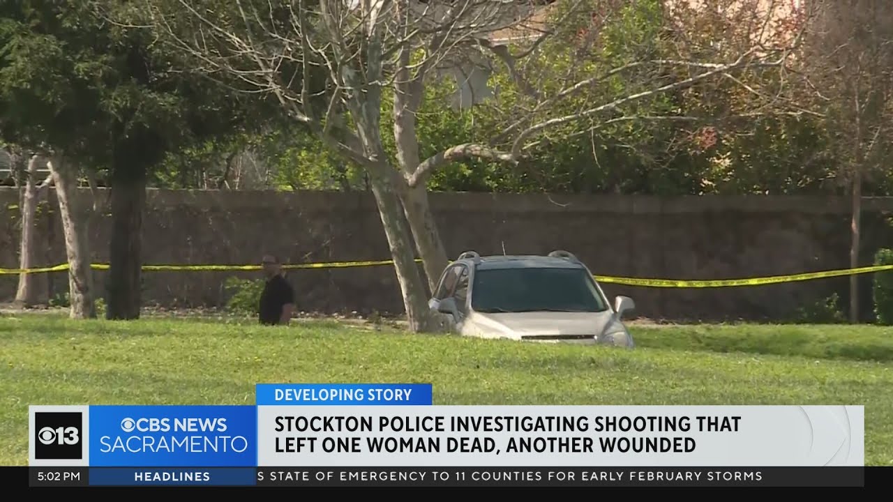 Woman killed, another wounded in Stockton shooting - YouTube