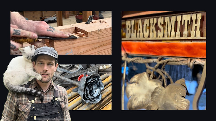 Working On The Timber Frame Shed and Visiting Some Local Blacksmiths
