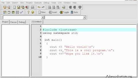 C++ (3) Tutorial Adamson Institute (org)