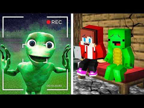 JJ and Mikey Got DAME TU COSITA on a Hidden Camera in Minecraft - Maizen! Security House