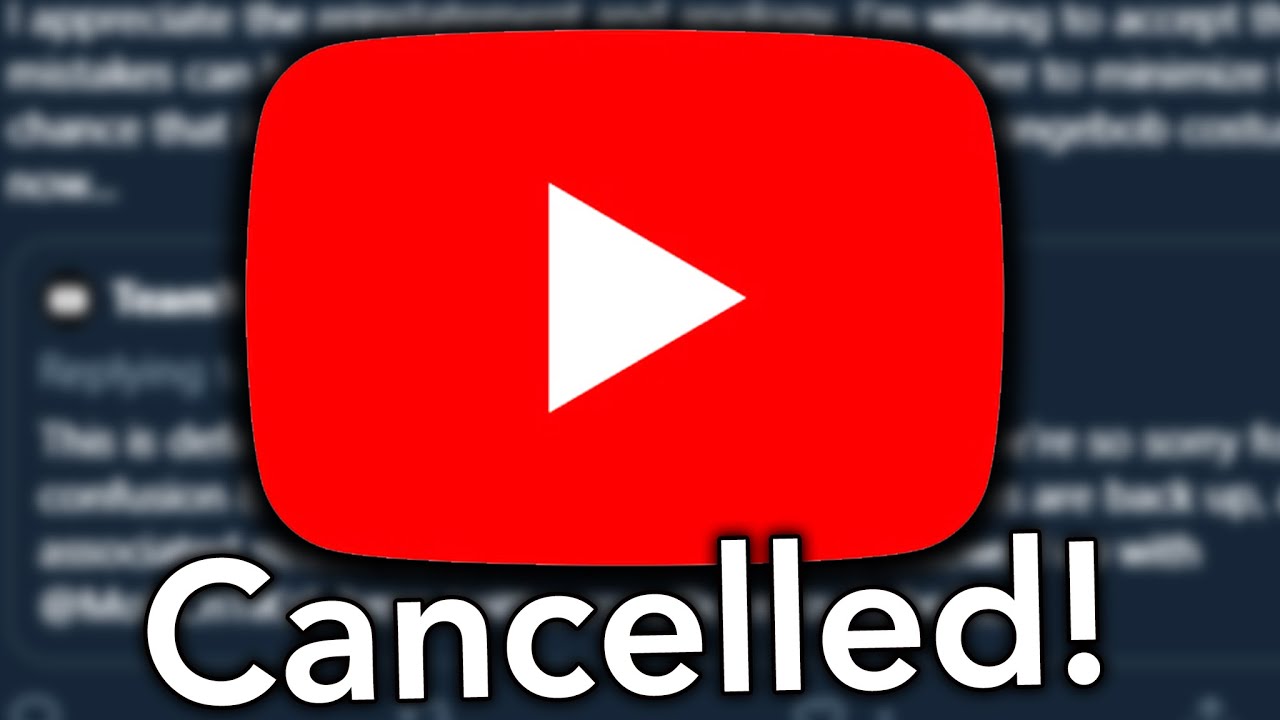 YouTube Is Being CANCELLED YouTube YouTube Is Being CANCELLED YouTube