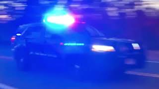 Lacey Township Police Unit Responding Code 2 to an Unconscious Person