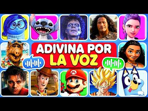 ADIVINA el PERSONAJE por la VOZ Versión Cosplay 🤩🔊 RETO Familiar: Clásicos y Modernos 🤔🎮