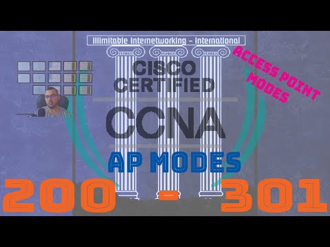 76 - CCNA 200-301 - Chapter6: Wireless Networks - AP Modes + Packet Tracer Overview for WLC