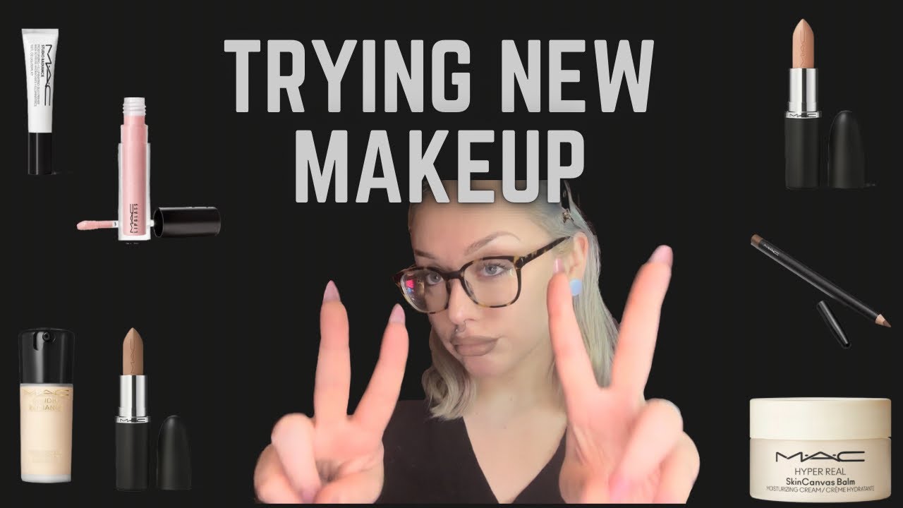 mac try on haul |  cool toned nude lipstick