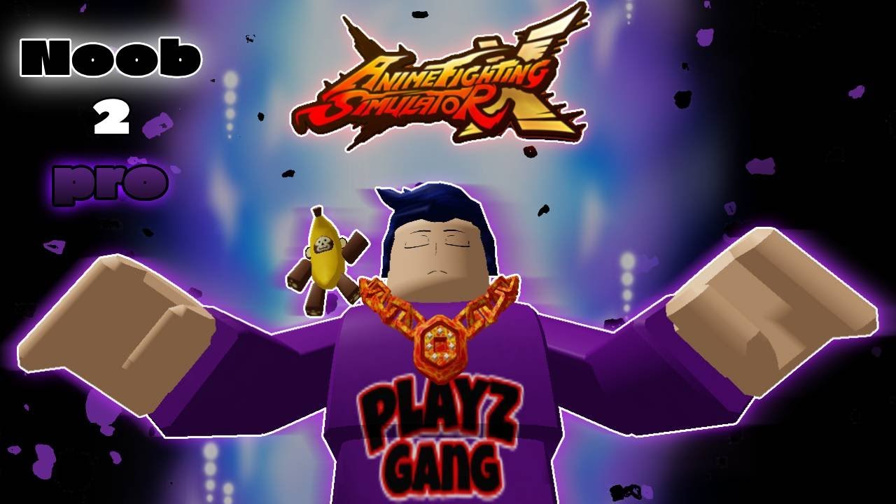 Anime Fighting Simulator X Noob To Pro (Roblox)