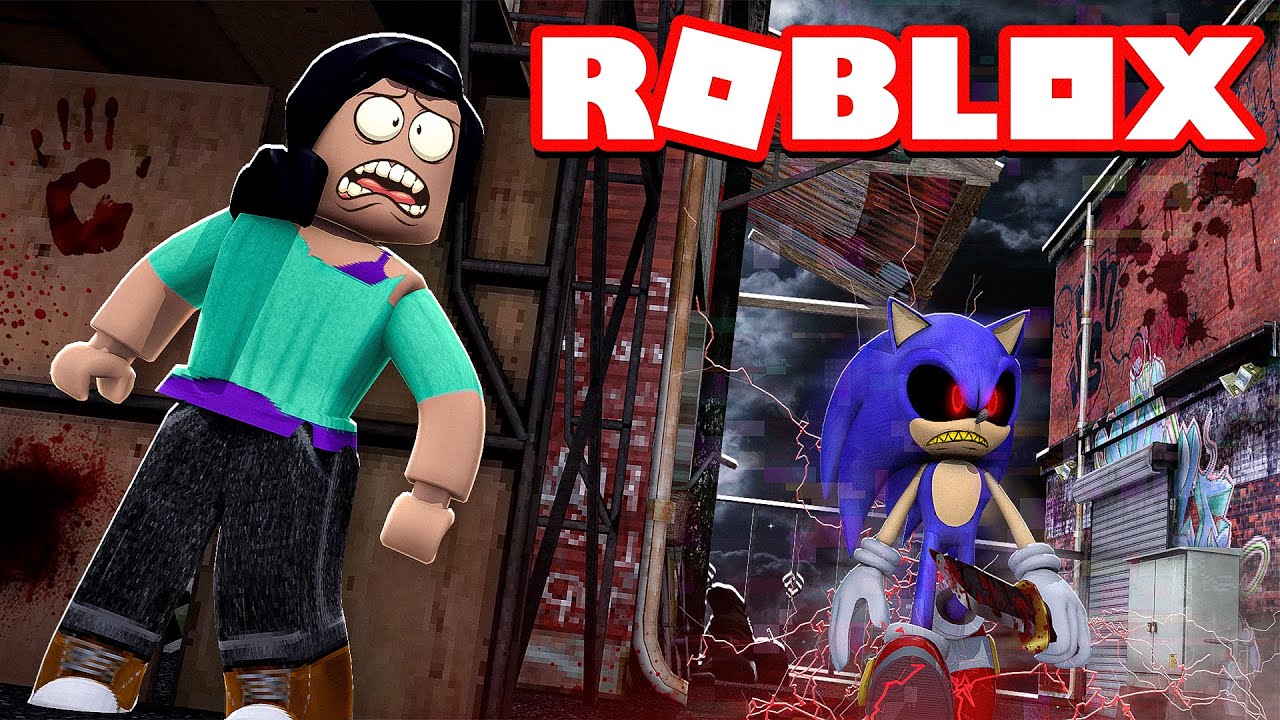 Chased By Evil Sonic Exe In Roblox Sonic Exe Sandbox Youtube - sonic exe in roblox scary elevator youtube