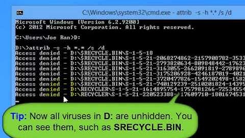 Teach You to Remove all Viruses from Windows 8 without anti-virus