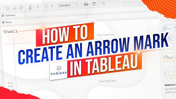 How to Create an Arrow Mark in Tableau to show Up and Down Arrows