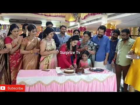 Chithi 2 Serial Nandhini Birthday celebration from Shooting spot with whole chithi Team🎉