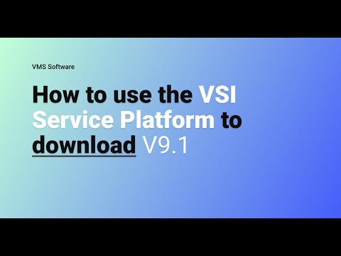 VSI Service Platform — How to download a package