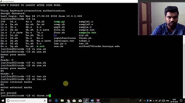 conditional statements in unix/linux