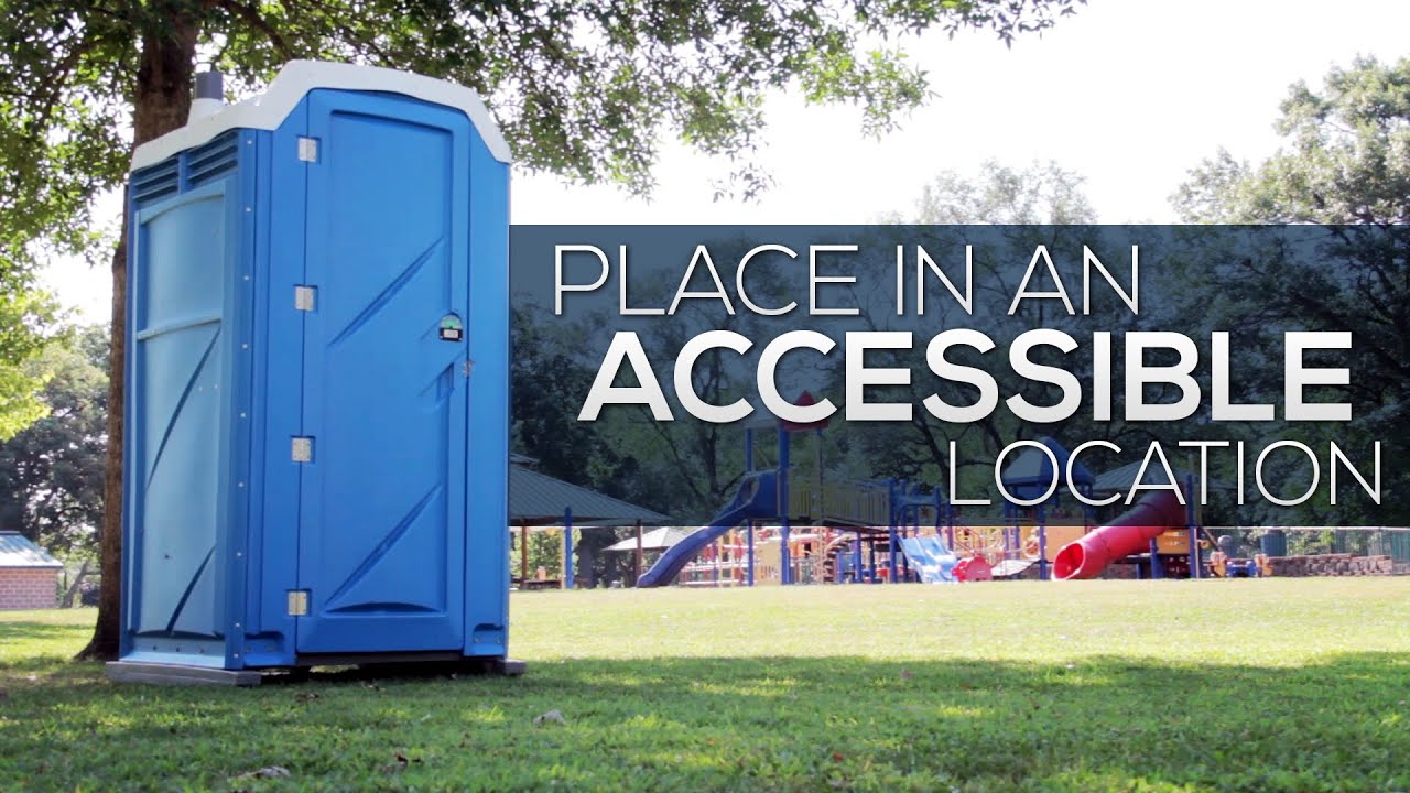 Place in an Accessible Location | Restroom Rental Tips