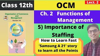 Importance of Staffing