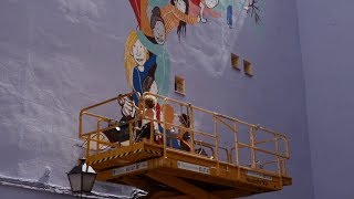 MUJERES ÁRBOL: mural de homenaje a las víctimas de violencia machista