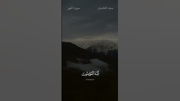 سورة النور | القارئ #سعد_الغامدي