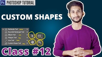 Photoshop Bangla Tutorial :  How to Use the Shape Tools/Direct Selection Tools | Class #12