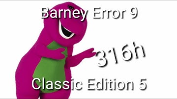 Barney Error 9 (Classic Edition 5)