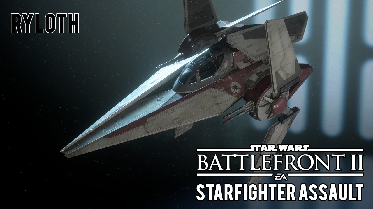 Star Wars Battlefront II: Starfighter Assault (PS4) no commentary - RYLOTH V-wing