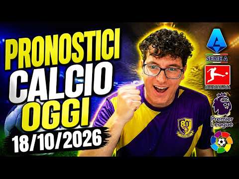 Video Pronostici calcio oggi 18/10: 1.231 pronostici gratis, Juventus-Lazio