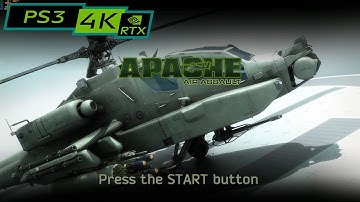 Apache: Air Assault / 4K PS3 emulator RPCS3 / RTX 2080ti x i7-9700kf
