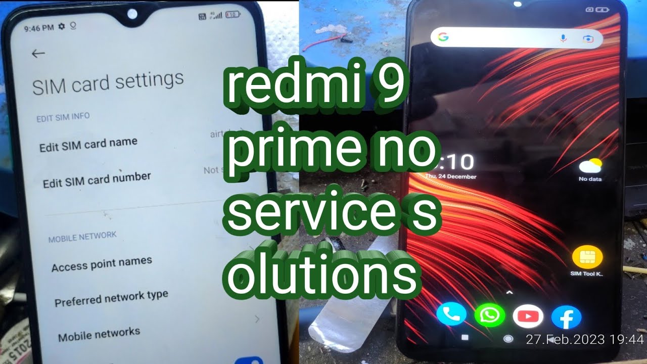 redmi 9 prime /poco M2 network problem