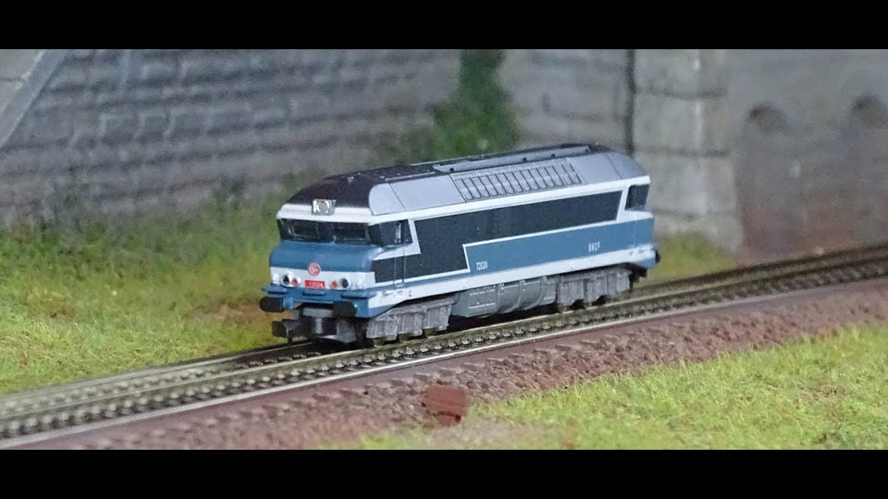 Azar L02-BL2A Locomotive diesel CC 72024, SNCF, livrée