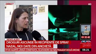 Droguri ascunse in recipiente de spray nazal noi date din ancheta