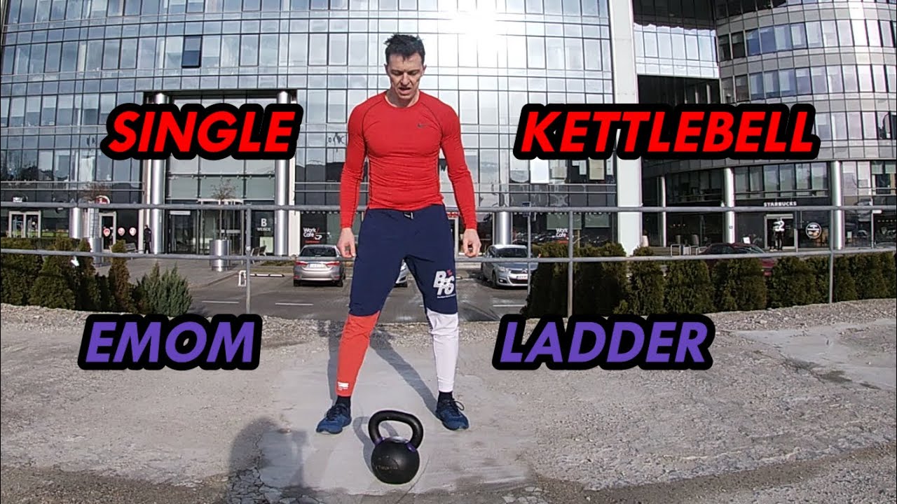 Single Kettlebell Strength Workout Follow Along by Outside the Gym 31C