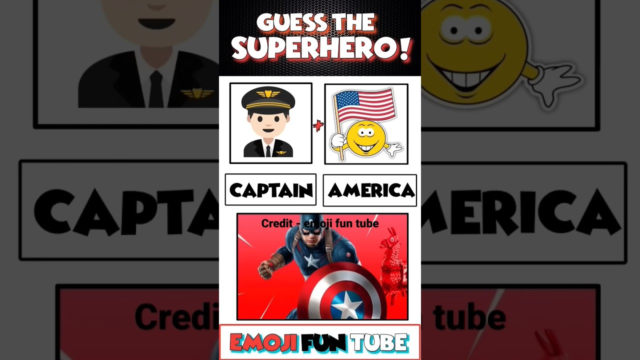 Guess the Super hero by emoji 😜|| Superhero ke name batao emoji se 