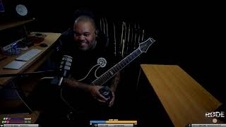 Meshuggah Straws Pulled At Random cover played by Josh Travis (65 songs Stream 2)